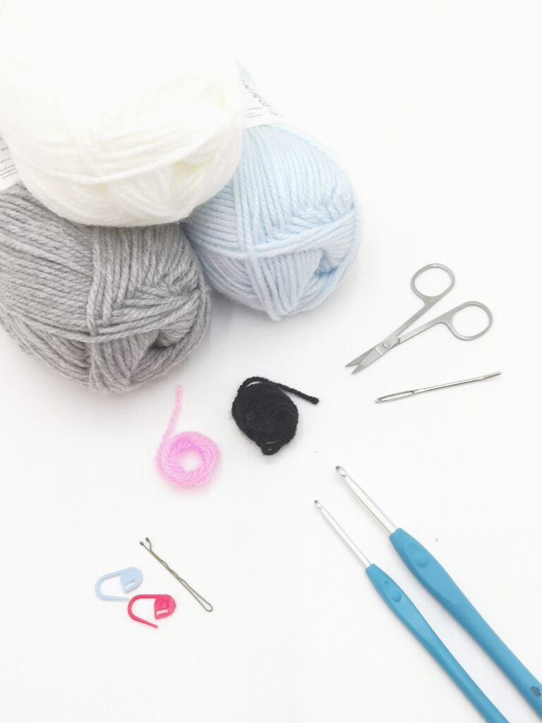 Bunny Lovey Blanket crochet pattern - materials needed