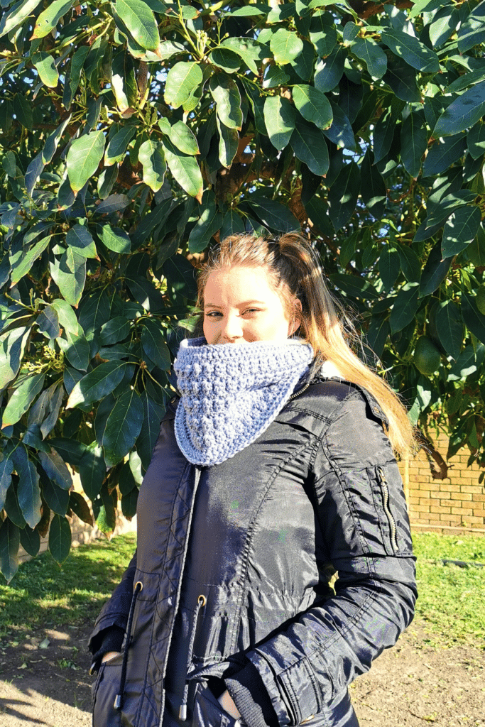 warm and cozy cowl