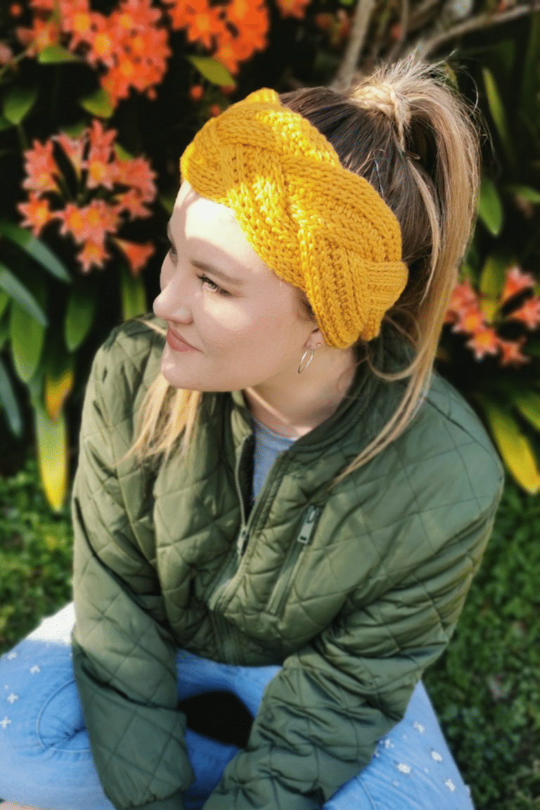 Crochet Braided Headband Pattern