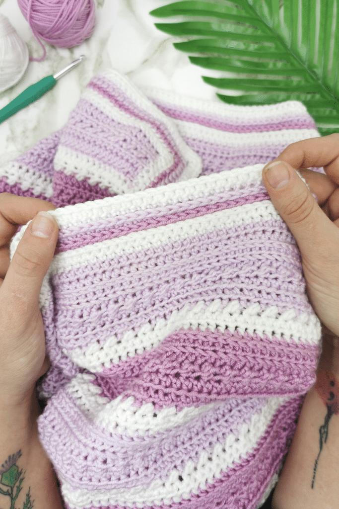 crochet border for baby blanket